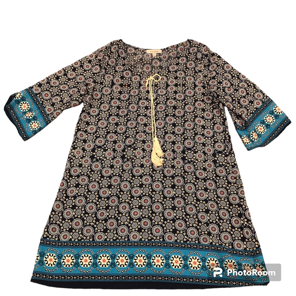 Geometric Print Shift Dress by Love Luscious Size Large